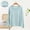 Green, variant on Vinsonshop Womens Built-in Bra Long Sleeve T-shirt Slim Fit Crewneck Casual Stretch Layering Tops Pink XL