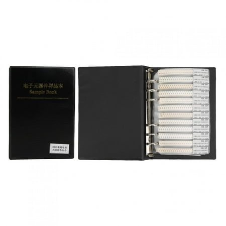 

0805 Series 92 Types Capacitors Electronic Components Kit Plastic Sample Book Black