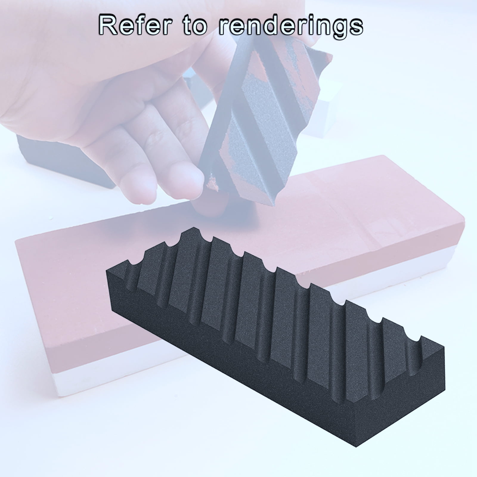 Axioma 320 Grid Whetstone Knife Sharpener Polish Blade Pocket Knife Angle Guide Kitchen