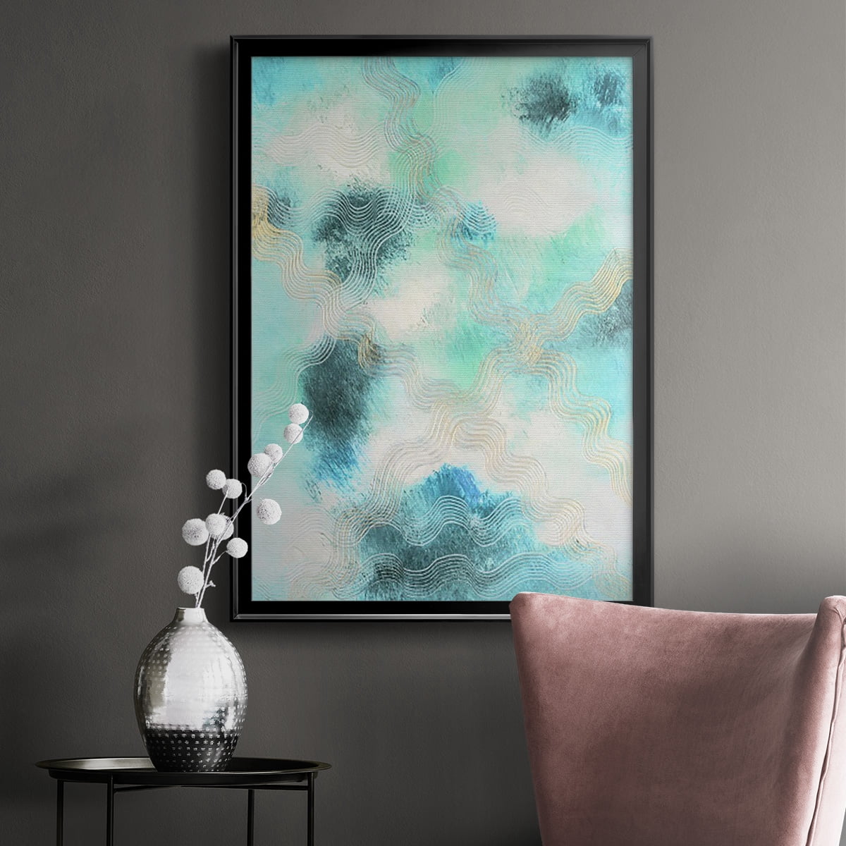 Blue Shift I Premium Framed Print, in Gold, Black, or Silver - Ready to Hang