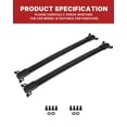 thumbnail image 3 of Richeer Roof Rack Cross Bars Compatible for 2010-2017 Equinox/Terrain with Side Rails,Heavy Duty Aluminum Cargo Racks Rooftop Luggage Carrier Canoe Kayak Bicycle roof Bag, 3 of 8