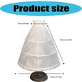 thumbnail image 3 of Girls Formal Party Crinoline Petticoat Lightweight Under Skirt Accessory Easy Wear Design, 3 of 9