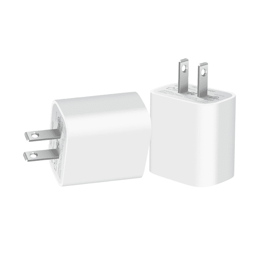 2 Pack USB C Wall Charger-Block 20W PD Power Adapter Compatible with iPhone 13/13 Mini/13 Pro/13 Pro Max/12/11 iPad Pro/Mini Google Pixel 4/3 Samsung Galaxy S20 S10 and More