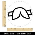 thumbnail image 2 of Fortune Cookie Doodle Self-Inking Rubber Stamp Ink Stamper - Sky Blue Ink - Small 3/4 Inch, 2 of 7