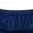 thumbnail image 4 of Stamzod Womens Capri Pants Summer Solid Color High Waisted Capri Leggings Casual Slim Fitting Plus Size Capris for Women Navy B L, 4 of 7