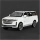 thumbnail image 4 of Scaleaccurate replica 1:32 Cadillac Escalade SUV, diecast metal alloy model car (Red), 4 of 5