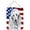 White, variant on Carolines Treasures SC9626DS1216 Black Standard Poodle with American Flag USA Wall or Door Hanging Prints 12x16