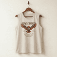thumbnail image 3 of CJQCJQ Retro Flying Eagle Graphic mens tank, Vintage 70s Style Classic Country Casual Muscle Top-Beige,2XL, 3 of 3