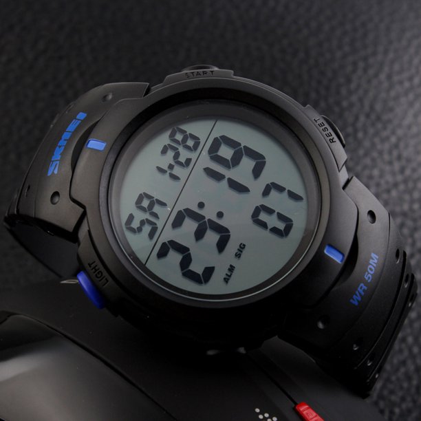 Reloj de pulsera electrónico del ejército 50M impermeable para hombres reloj de pulsera para hombres estudiantes regalos