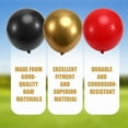 thumbnail image 5 of Red Black and Gold Balloons, 67pcs 12 Inch Red and Black Balloons for Birthday, Retirement, Graduation, 5 of 9