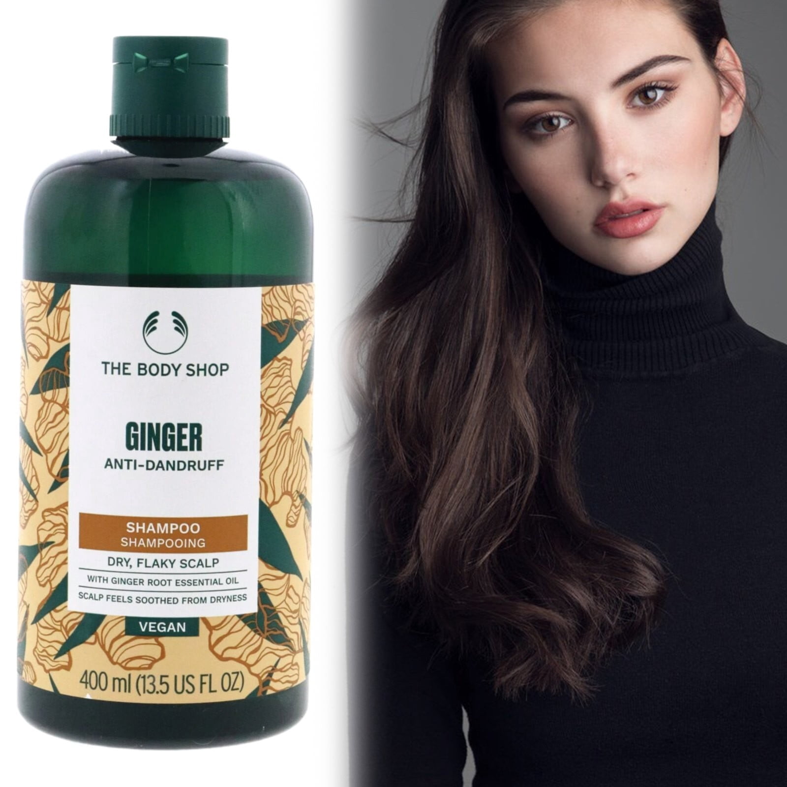 The Body Shop Ginger Scalp Care Shampoo Scalp Anti Shampoo Anti Scalp Repair Anti Itch Oil Control Scalp Refreshing 400ml