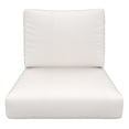 thumbnail image 2 of Sunbrella 25 x 25 White Solid Outdoor Lounge Chair Cushion, 2 of 7