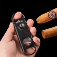 thumbnail image 3 of Cortador de cigarros Guillotine & V Cut &, Cortador de cigarros para la mayoría de los tamaños de cigarros (juego de 5) 11.8 * 4 cm TUNC Sencillez, 3 of 5