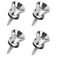 thumbnail image 3 of 20pcs Metal Strap Buttons End Pins With Mounting Screws For Electric Acoustic Guitar, Bass,ukulele, 3 of 5