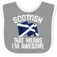 thumbnail image 3 of Inktastic Scottish Pride Scotland Flag Boys or Girls Baby Bib, 3 of 4