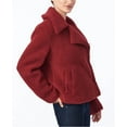 thumbnail image 2 of Collection B Juniors’ Faux-Fur Teddy Coat, Dark Red, L, 2 of 5