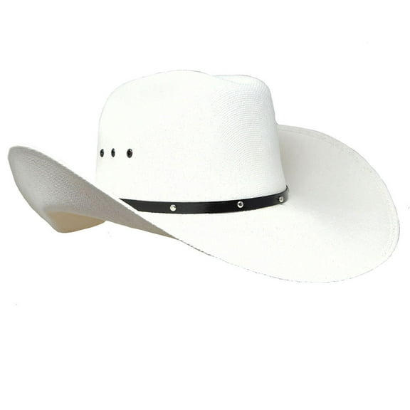 BULLHIDE Adult Male Double Barrel Ace 50x Cowboy Hat, Color: Natural, Size: 7 1/8