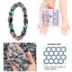 thumbnail image 4 of Fiudx Pulsera Magnética, Diseño de Titanio, Oro y Carbono, Construcción de Metal Resistente, Beneficios para La Salud, Ayuda a Controlar El Peso, Accesorio Unisex, Ajuste Cómodo., 4 of 6