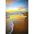 thumbnail image 3 of Louise, Tracie 11x14 Black Modern Framed Museum Art Print Titled - Beach Sunrise, 3 of 5