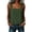 Green #043, variant on Women's Square Neck Sleeveless Top Cotton linen Casual Going Out Loose Fit Tank Tops Side Tie Summer Blouse Beach Vacation Shirt, M