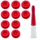 thumbnail image 2 of Tapón para tubos de sellador en barra adhesiva. Tapones para sellador de silicona para techos. Paquete rojo de 40 unidades., 2 of 8