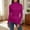 Hot Pink, variant on High Neck Top,long Sleeve Tops for Women Basic Shirts Cute Tops Solid Color Cozy Tops Teacher Outfits Chic Tops for Women Fitted Shirt Women Workout Tops for Women,Wine,XS