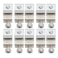 thumbnail image 3 of Solar Panel Mounting Grounding Lugs,10 Pcs Standard Solar Standard Solar Grounding Lugs Steel Solar Panel Ground Wire Clamps Precision Engineered, 3 of 8