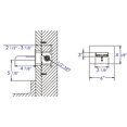 thumbnail image 2 of ALFI brand AB5901-BN Brushed Nickel Waterfall Tub Filler, 2 of 6