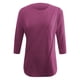 thumbnail image 5 of mfyjkho Tops Y Blusas Para Mujer, Camiseta De Mujer De Color Liso Con Cuello Redondo, Manga Tres Cuartos Y Mangas 3/4, Holgada, Con Cuello Redondo Y Manga Tres Cuartos. Tops Para Mujer S, 5 of 5