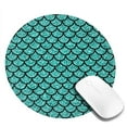 thumbnail image 2 of Disketp Aquamarine Glitter Small Mouse Pad 7.9x7.9 Inches,Washable Round Mousepad for Office Laptop Computer,Non-Slip Rubber Base Mouse Pads for Wireless Mouse, 2 of 8