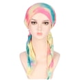 thumbnail image 5 of iHPH7 Chemo Headwear Pre Tied Head Scarf Headwraps Lightweight Turban Beanie Cap for Women Multi-color One Size, 5 of 6