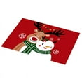 thumbnail image 4 of Five Christmas Cushion Hotel Cushion Ginger Clason Ginger Claus Papá Noel Sombrero de Navidad Nieve Navidad Feliz Cojín de Mesa Cojín 45 * 30 cm, 4 of 5