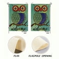 thumbnail image 3 of Qinduosi Owl Welcome Garden Flag Vertical Double Sided Rainbow Cute Owl Tree Branch Yard Garden House Flag for Outdoor Indoor Decoration 28x40in, 3 of 8