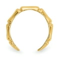 thumbnail image 3 of Primal Gold 14 Karat Yellow Gold Bamboo Toe Ring, 3 of 7