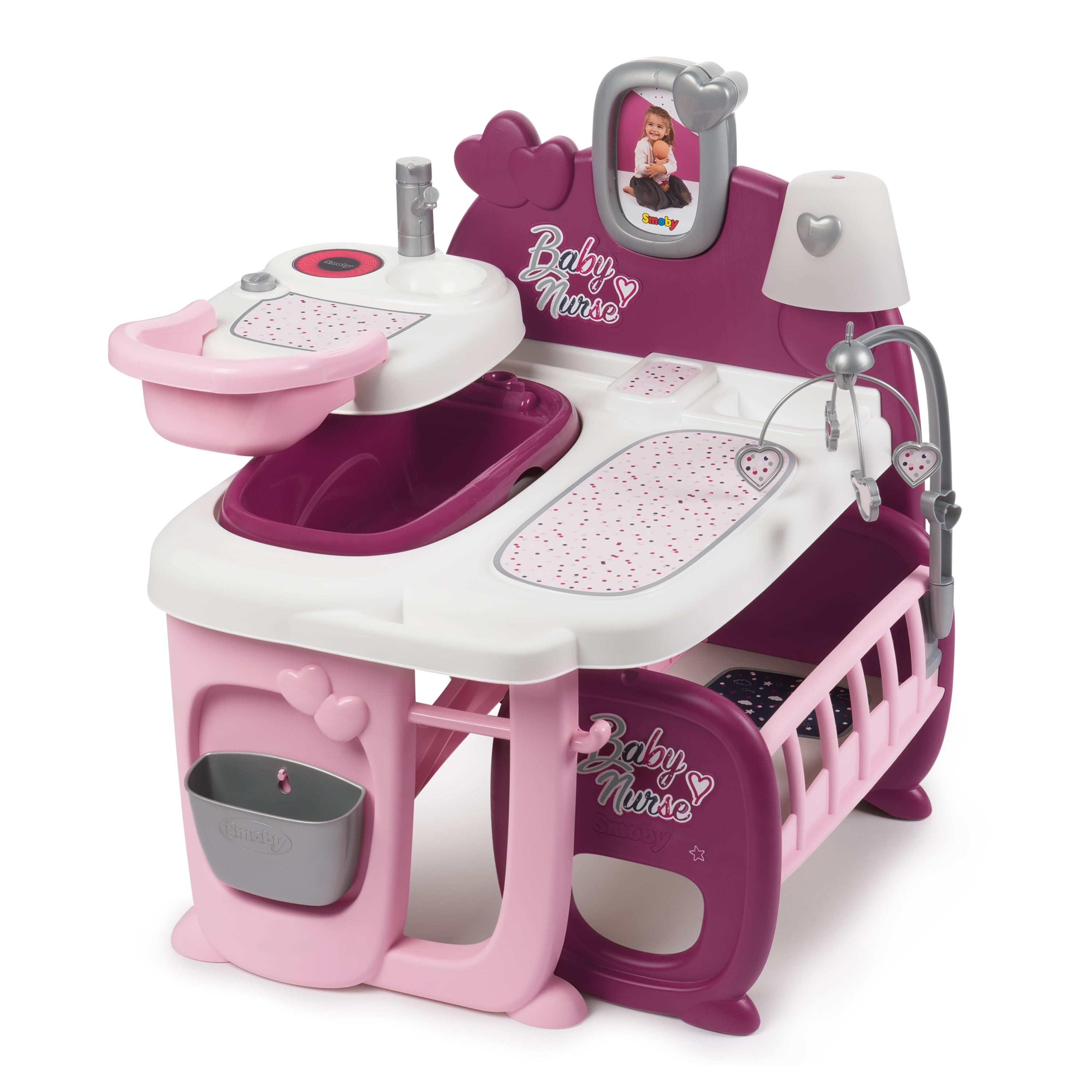 Smoby - Baby Nurse Play Center For Dolls With 23 Accessories