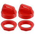 thumbnail image 1 of Unique Bargains 2 Set UTV ATV Ignition Key Cover Cap 5433534 with Cap Nut for Polaris for Ranger Brutus RZR Red, 1 of 7