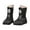 c-229Black69, variant on HAYIMI Cartoon Girls Rainboots Waterproof Round Toe Rain Boots Mid Calf Kids Booties For School Outdoor Play Comfortable Non- Sole Lightweight Durable Everyday Wear Vacation Shoes