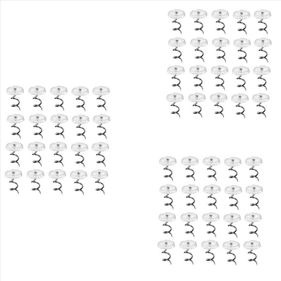 Cabezales Transparentes Tuercen Pernos para TapiceríA, Fundas y Camafaldas ,, Juego de 300