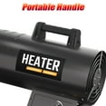 thumbnail image 5 of 125,000 BTU Forced Air Propane Heater, Adjustable Portable Torpedo Heater for Garage, Jobsite and Construction Sites - 10ft Hose, 5 of 9