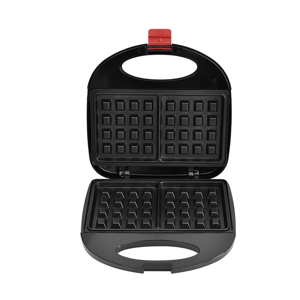 Waflera, Waflera Mini con Luz Indicadora para Desayuno, Gofrera Belga Antiadherente Cuadrada de 2 Rebanadas para Uso Familiar, Superficie Antiadherente, 750 W, Negro ShuxiuWang 1327537105121