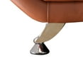 thumbnail image 5 of Trumanpick Leather Loveseat Chair, Modern Comfy Sofa Couch for Living Room, Bedroom, Bronze, 5 of 6
