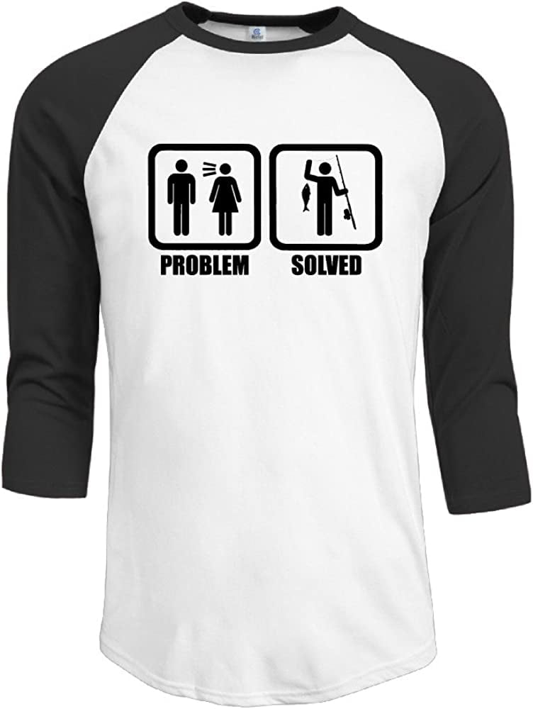 Problem Solved Funny Fishing Mens Matching Shirt