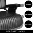 thumbnail image 3 of Zimtown Hydraulic Recline Barber Chair, Heavy Duty All Purpose Salon Chair Styling Equipment, for Spa Beauty, 3 of 12