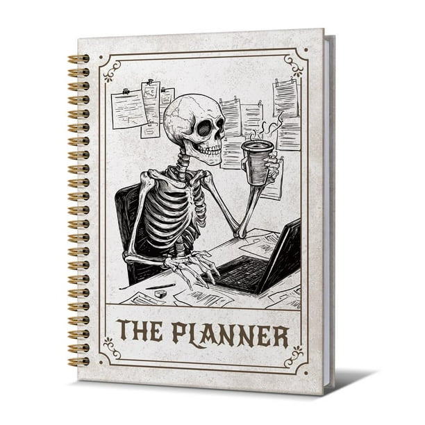 Cuaderno Zpvuklkl A5, 14,8 x 21 cm, tapa dura en espiral dorada