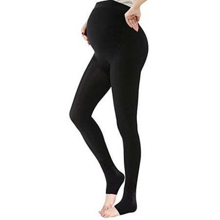 LELINTA Women's Maternity Pregnant Tights Warm Thick Pearl Cashmere Adjustable Support Stirrup