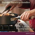 thumbnail image 5 of Anolon Advanced Non-stick 2-in-1 Deep Square Grill Pan and Square Roaster, 11-Inch, Graphite, 5 of 13