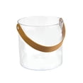 thumbnail image 2 of Portable Plastic Mini Ice Bucket, Transparent Beverage Chiller for Home & Parties, Compact & Lightweight, White, Stylish Kitchen Accessory for Beer, Wine & Refreshments, 2 of 6