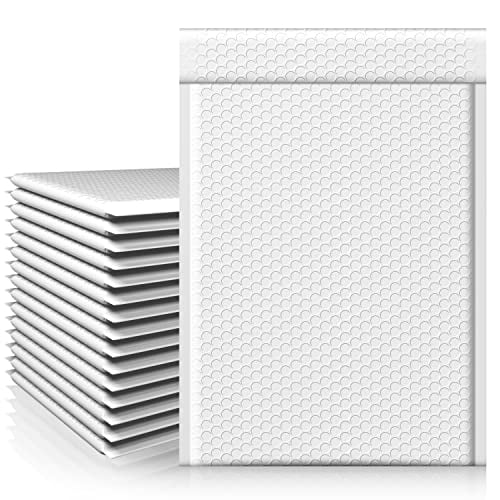 Bubble Mailers Fuxury White, 27 x 40 cm, 25 unidades, impermeables