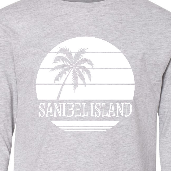 Inktastic Sanibel Island Florida Vacation Long Sleeve Youth T-Shirt