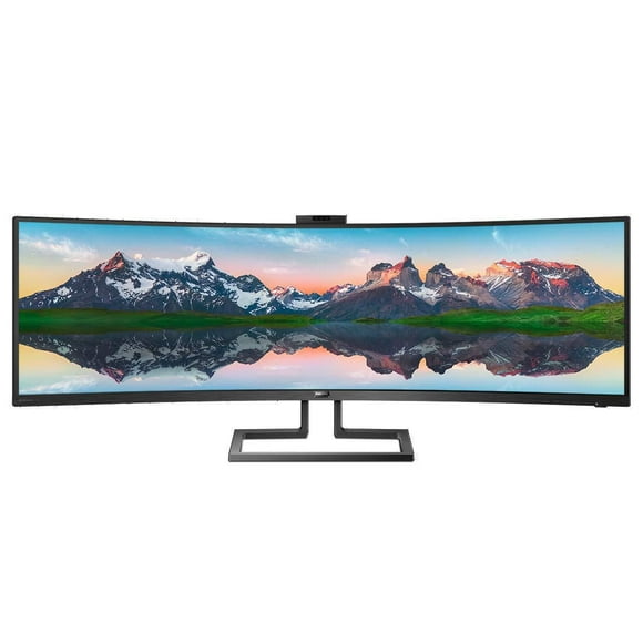 Philips 499P9H 48.8-inch Anti-Glare LCD VA Curved Screen Gaming Monitor, 5120 x 1440, Black